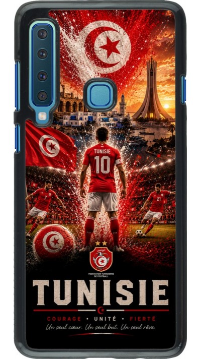 Coque Samsung Galaxy A9 - Football Tunisie splash 2026