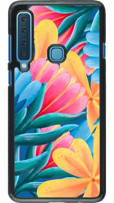 Coque Samsung Galaxy A9 - Spring 23 colorful flowers