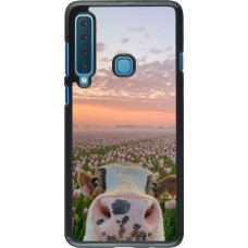 Coque Samsung Galaxy A9 - Cow with tulips 2026