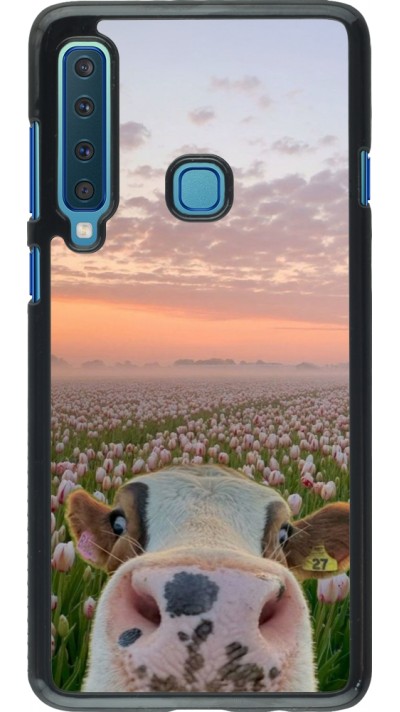 Coque Samsung Galaxy A9 - Cow with tulips 2026