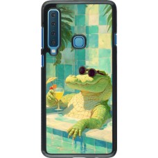Coque Samsung Galaxy A9 - Crocodile in the swimming pool Summer 2026