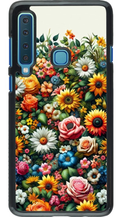 Samsung Galaxy A9 Case Hülle - Sommer Blumenmuster