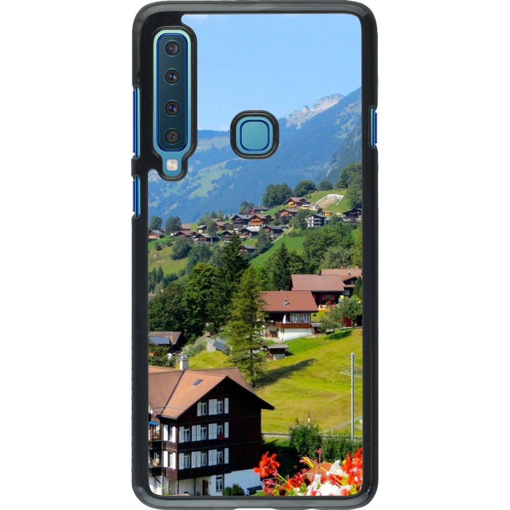 Samsung Galaxy A9 Case Hülle -  Nationalfeiertag Schweiz Landschaft
