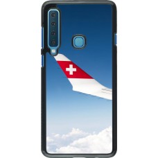 Samsung Galaxy A9 Case Hülle -  Schweizer Nationalfeiertag Sky Swiss Flag