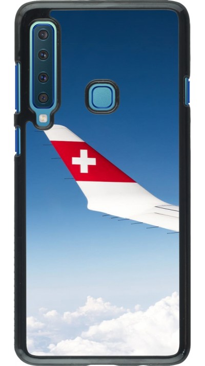 Samsung Galaxy A9 Case Hülle -  Schweizer Nationalfeiertag Sky Swiss Flag