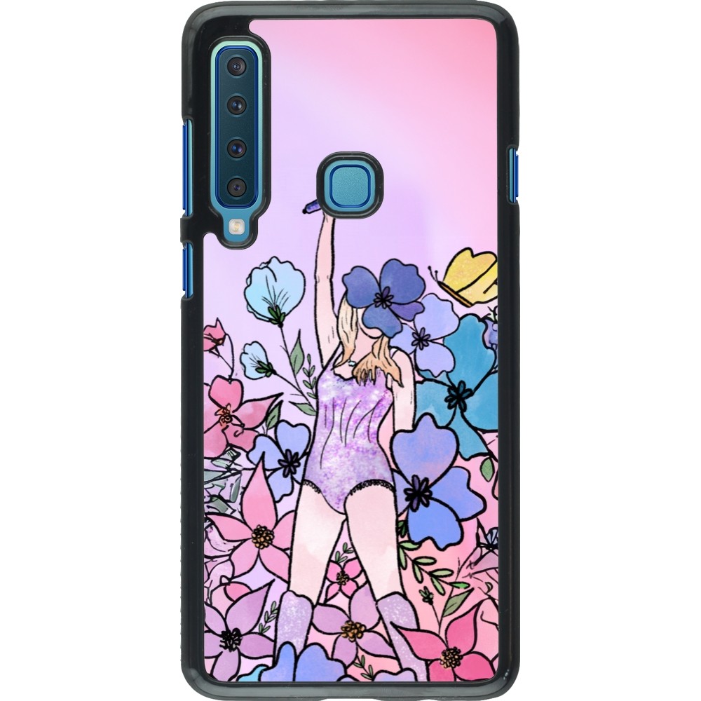 Coque Samsung Galaxy A9 - Taylor Swift Sketch - Pink