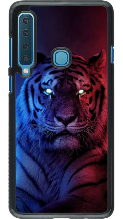 Coque Samsung Galaxy A9 - Tiger Blue Red