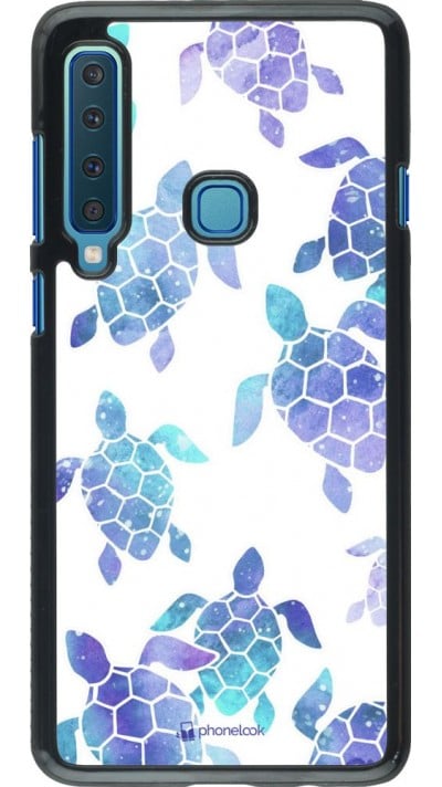 Coque Samsung Galaxy A9 - Turtles pattern watercolor