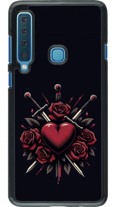 Coque Samsung Galaxy A9 - Valentine 2024 gothic love