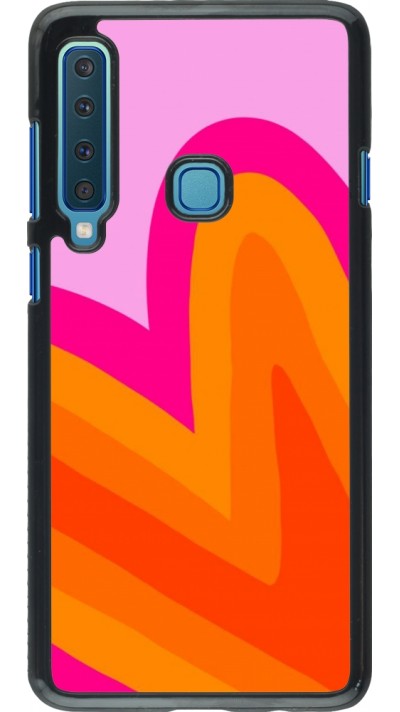 Coque Samsung Galaxy A9 - Valentine 2024 heart gradient
