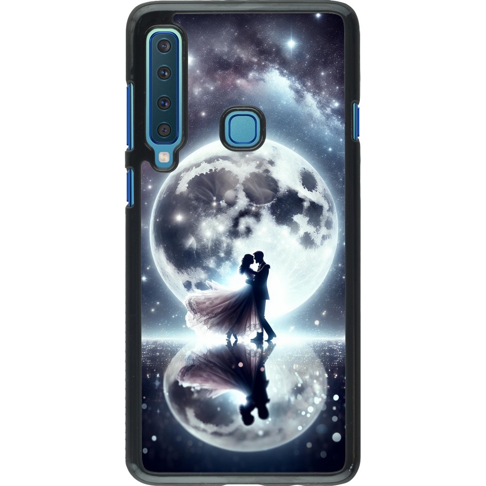 Samsung Galaxy A9 Case Hülle - Valentin 2024 Liebe unter dem Mond
