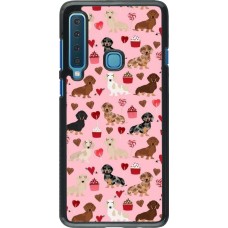 Samsung Galaxy A9 Case Hülle - Valentine 2024 puppy love