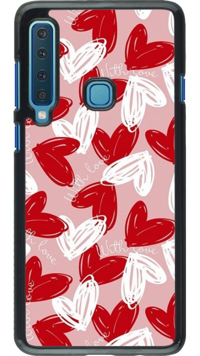 Coque Samsung Galaxy A9 - Valentine 2024 with love heart