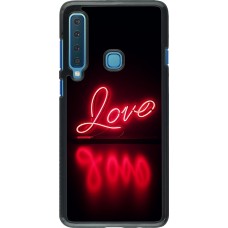 Samsung Galaxy A9 Case Hülle - Valentine 2025 Neon Liebe
