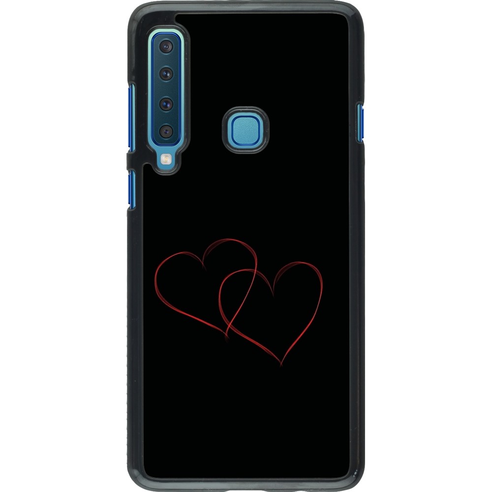 Samsung Galaxy A9 Case Hülle - Valentine 2023 attached heart
