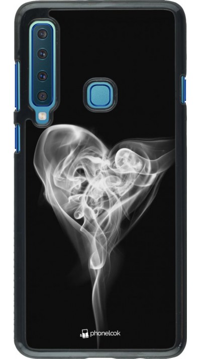 Coque Samsung Galaxy A9 - Valentine 2022 Black Smoke