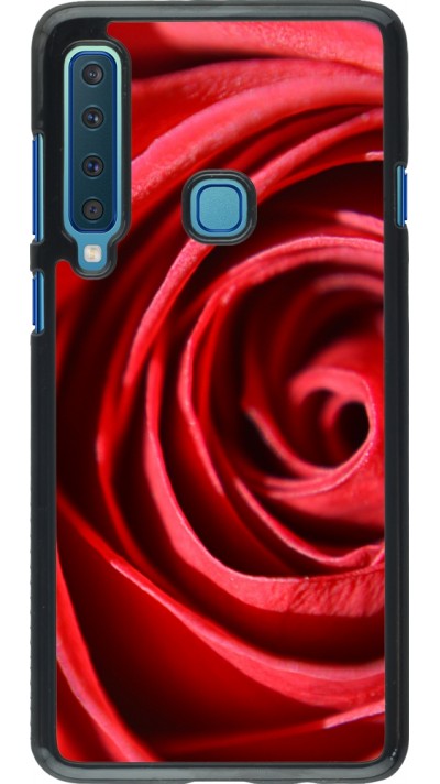 Coque Samsung Galaxy A9 - Valentine 2023 close up rose