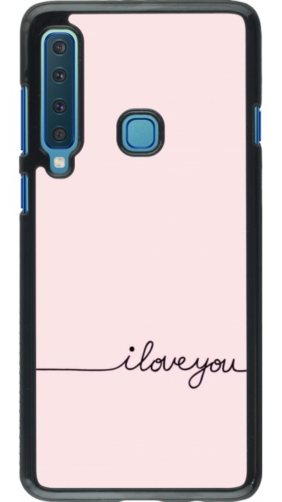 Coque Samsung Galaxy A9 - Valentine 2023 i love you writing