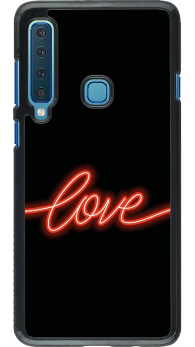Coque Samsung Galaxy A9 - Valentine 2023 neon love