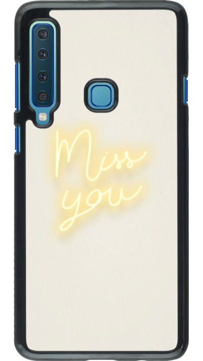 Coque Samsung Galaxy A9 - Valentine 2023 neon miss you