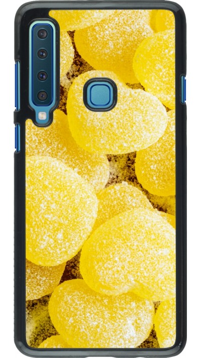 Coque Samsung Galaxy A9 - Valentine 2023 sweet yellow hearts