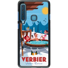 Samsung Galaxy A9 Case Hülle - Verbier Mountain Jacuzzi