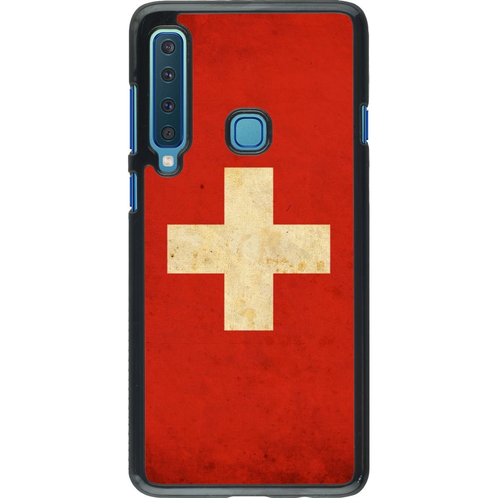 Coque Samsung Galaxy A9 - Vintage Flag SWISS