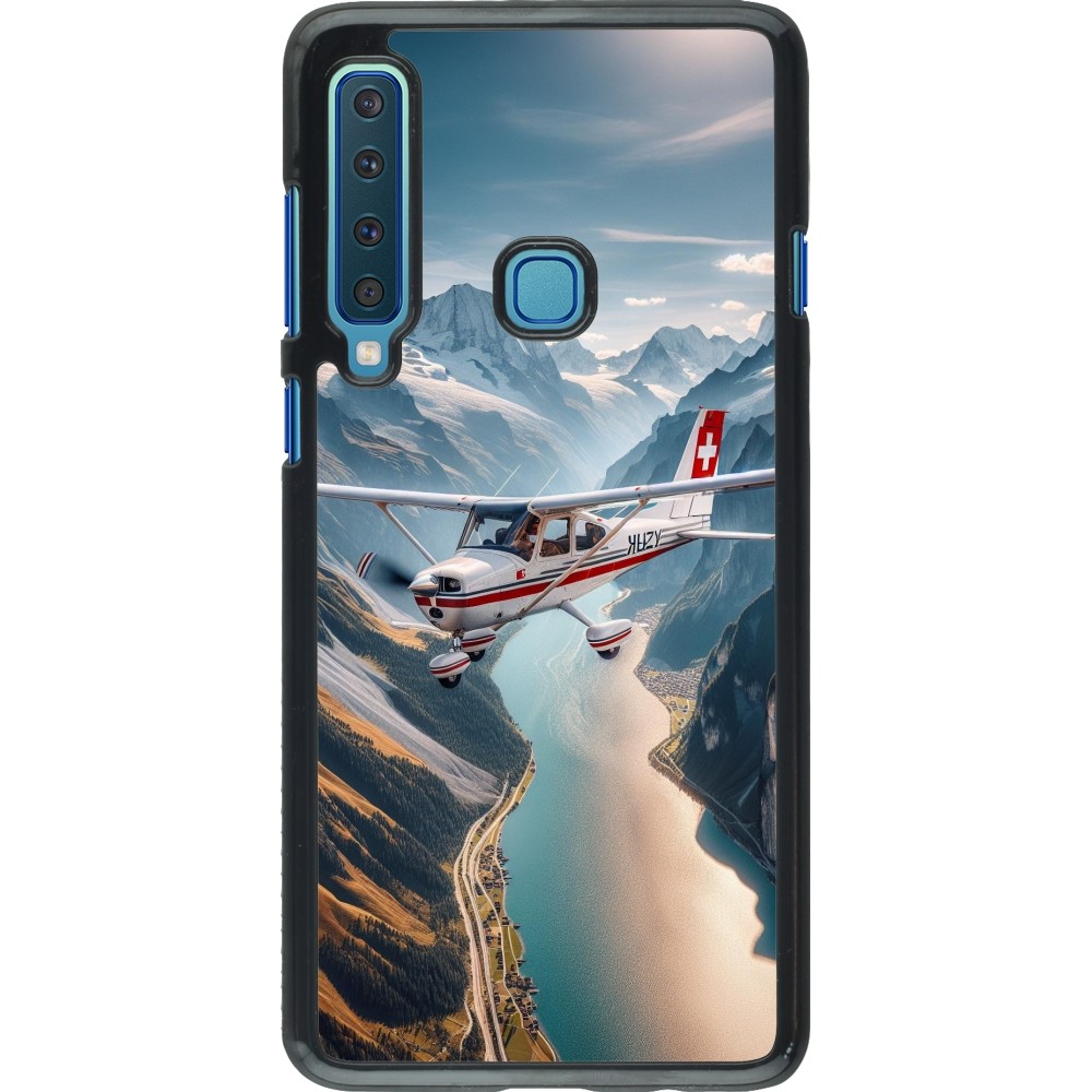Samsung Galaxy A9 Case Hülle - Schweizer Alpenflug