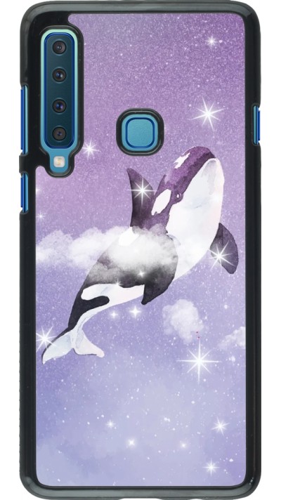 Coque Samsung Galaxy A9 - Whale in sparking stars