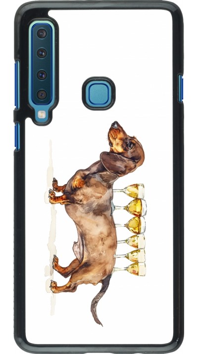 Samsung Galaxy A9 Case Hülle - Wine Teckel