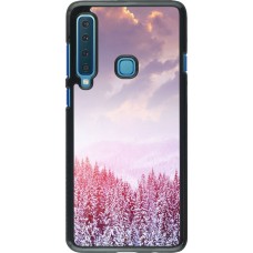 Samsung Galaxy A9 Case Hülle - Winter 22 Pink Forest