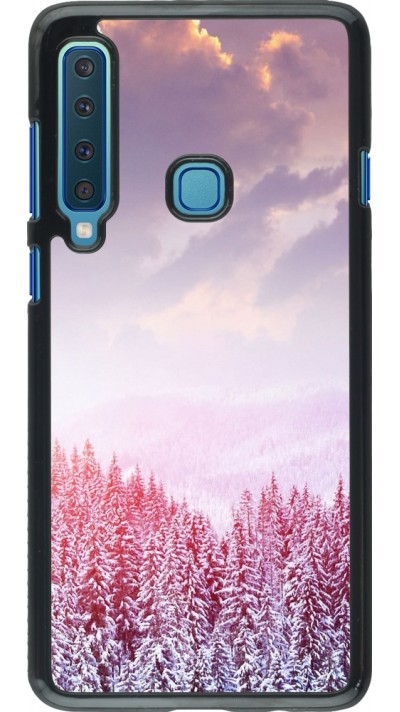 Coque Samsung Galaxy A9 - Winter 22 Pink Forest