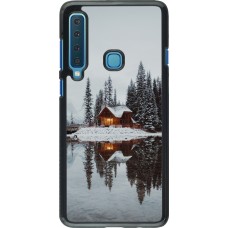 Coque Samsung Galaxy A9 - Winter 25 Winter house forest afternoon