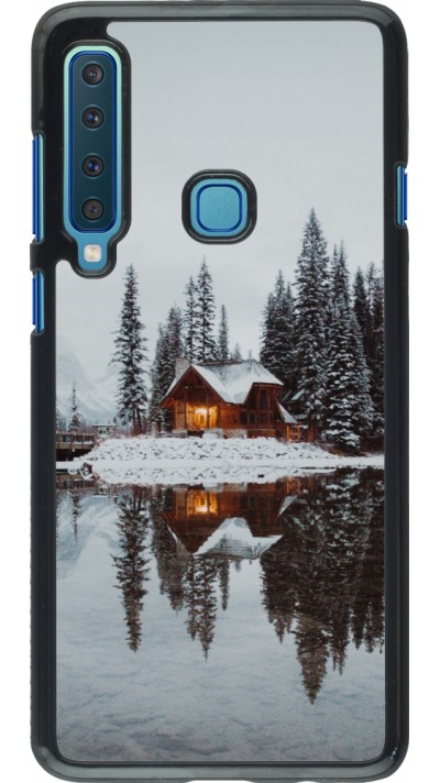 Coque Samsung Galaxy A9 - Winter 25 Winter house forest afternoon