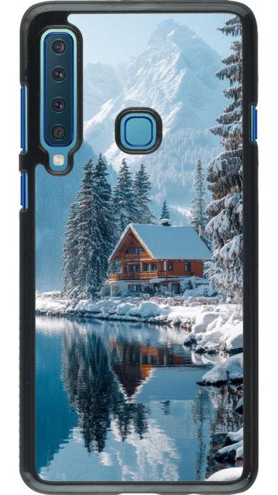 Coque Samsung Galaxy A9 - Winter 25 Winter house forest day