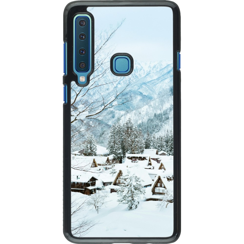 Coque Samsung Galaxy A9 - Winter 25 Winter snowy landscape
