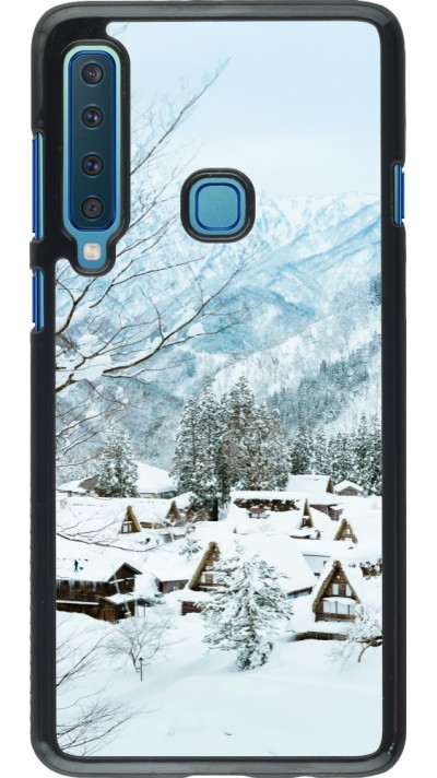 Coque Samsung Galaxy A9 - Winter 25 Winter snowy landscape