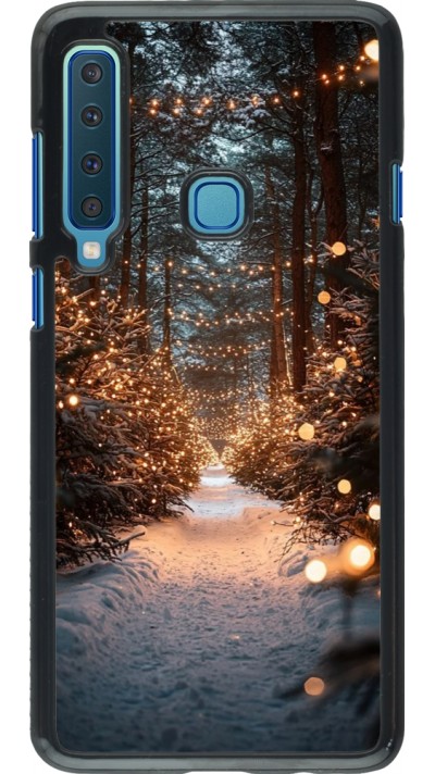 Coque Samsung Galaxy A9 - Winter 25 Winter snowy road