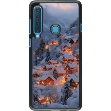Coque Samsung Galaxy A9 - Winter 25 Winter snowy village