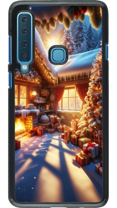Coque Samsung Galaxy A9 - Noël Chalet Féerie
