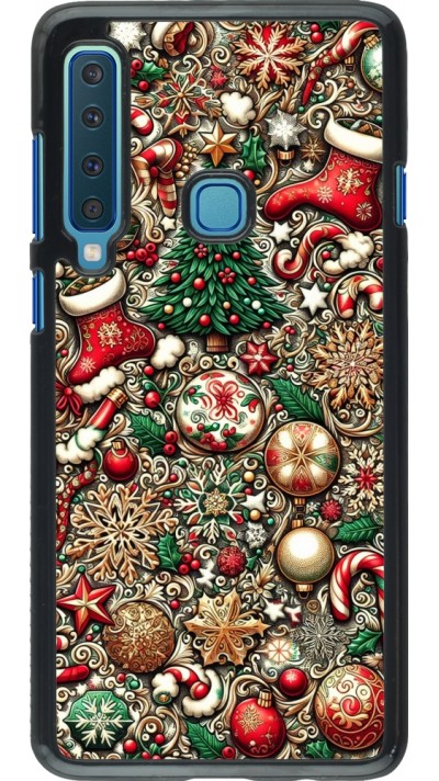 Coque Samsung Galaxy A9 - Noël 2023 micro pattern