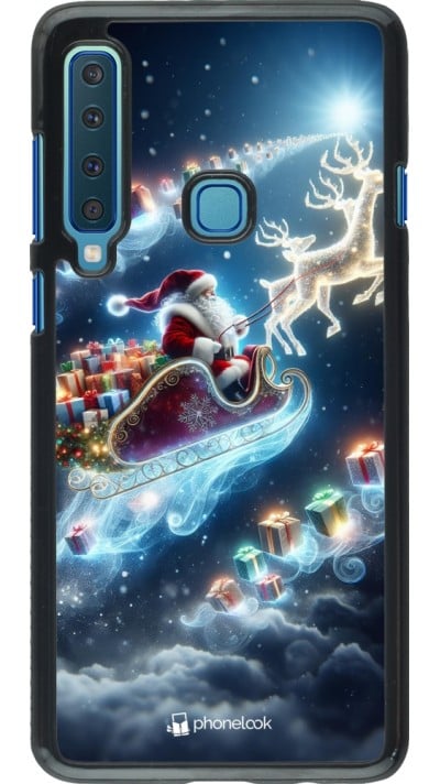 Coque Samsung Galaxy A9 - Noël 2023 Père Noël enchanté