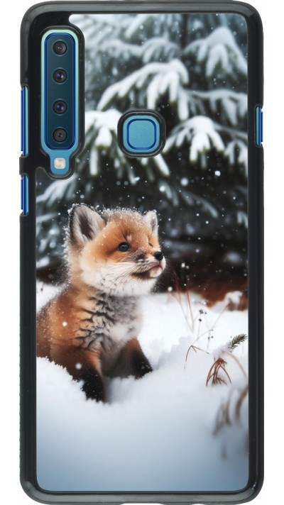 Coque Samsung Galaxy A9 - Noël 2023 Renardeau sapin