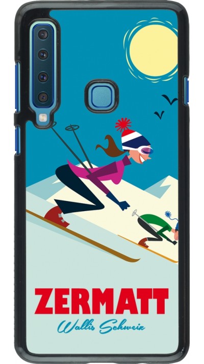 Coque Samsung Galaxy A9 - Zermatt Ski Downhill