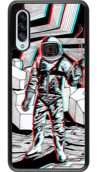 Hülle Samsung Galaxy A90 5G - Anaglyph Astronaut