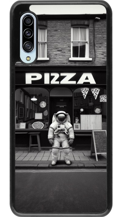 Coque Samsung Galaxy A90 5G - Astronaute devant une Pizzeria