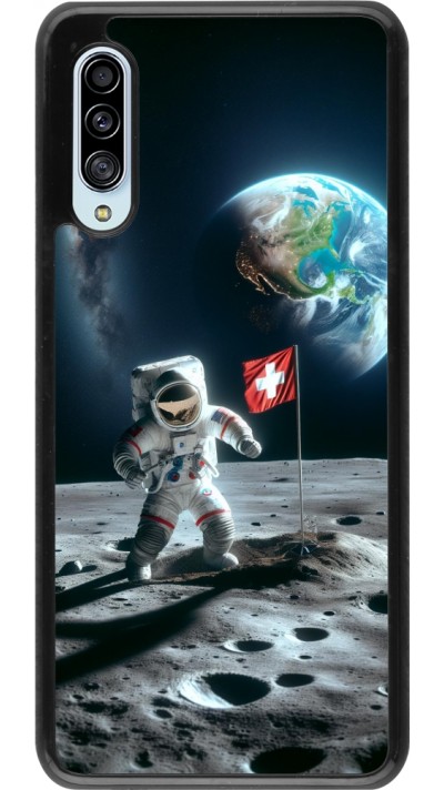 Coque Samsung Galaxy A90 5G - Astro Suisse sur lune