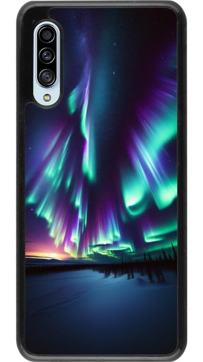Samsung Galaxy A90 5G Case Hülle - Funkelndes Nordlicht