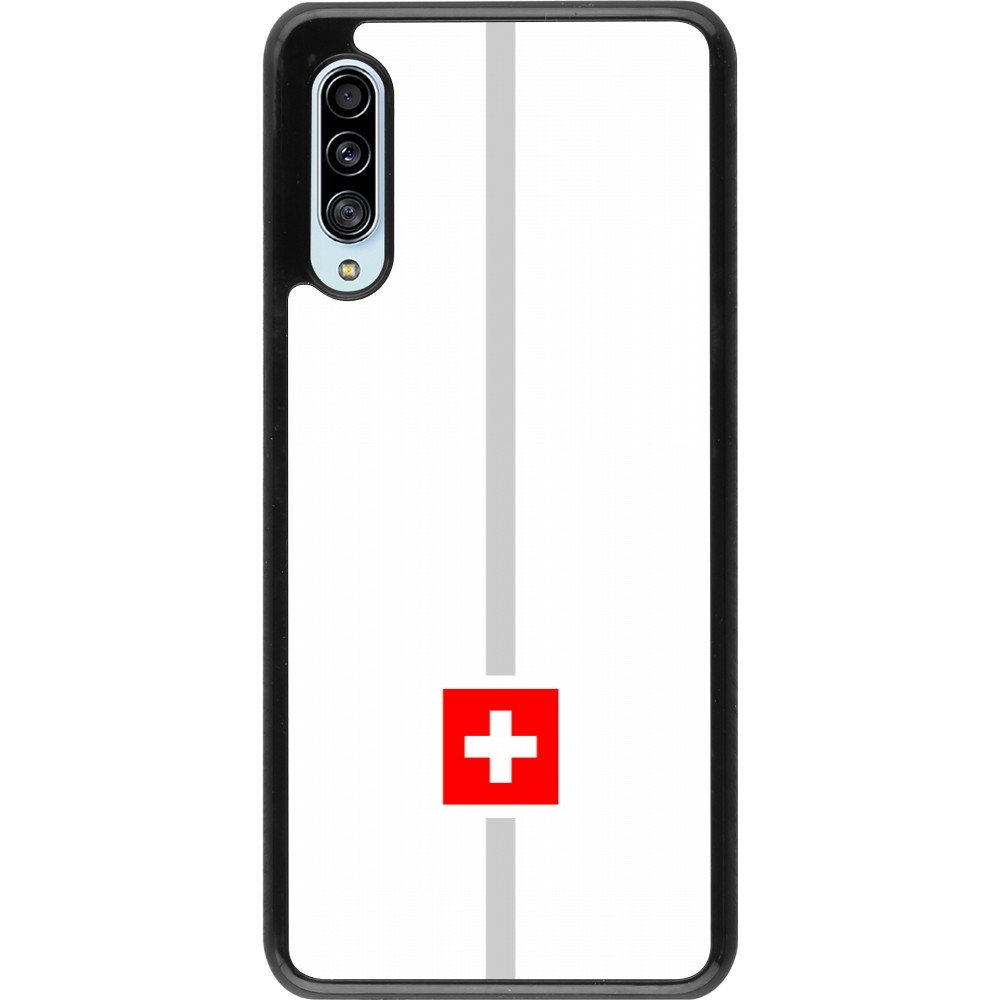 Samsung Galaxy A90 5G Case Hülle - Kanton CH weiss