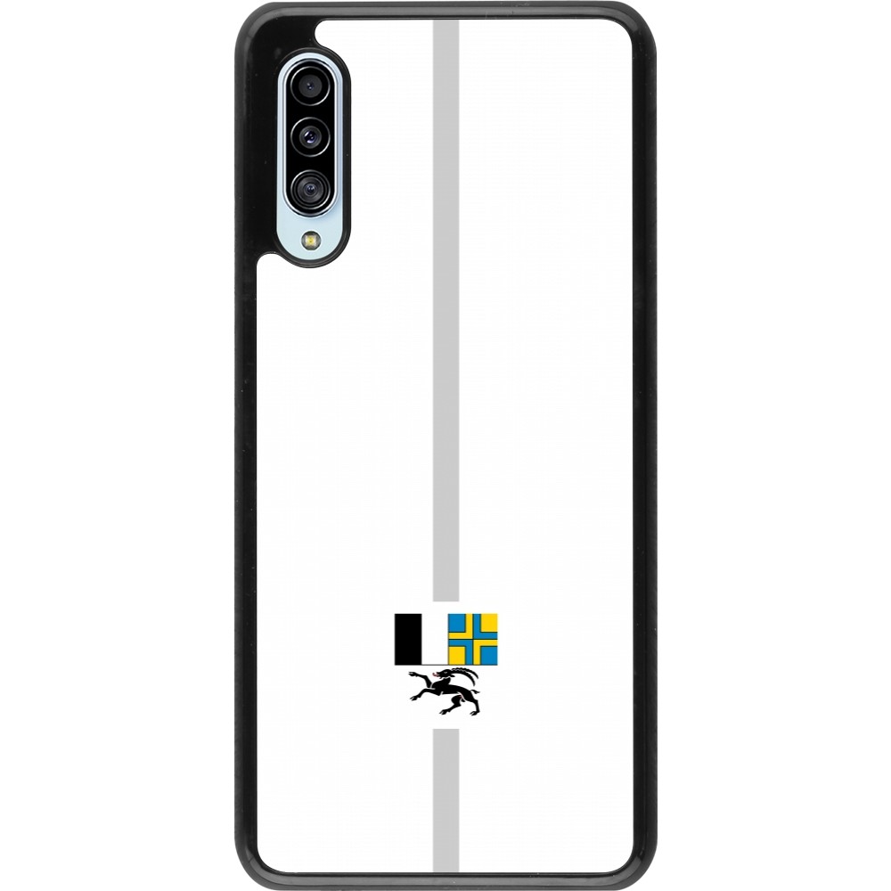 Samsung Galaxy A90 5G Case Hülle - Kanton GR weiss